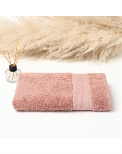 Полотенце махровое Care, 50Х90, цвет бежевый, 460г/м, хл 90% пэ 10% Cleanelly