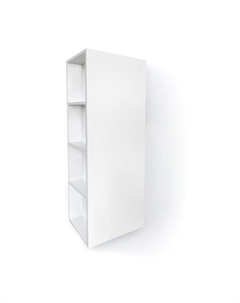 Шкаф - пенал для ванной комнаты «Каспия», 400×300×1100 мм, цвет белый Logro