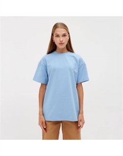 Футболка женская OVERSIZE FIT, голубая, размер 42 Minaku