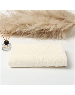 Полотенце махровое Biscottom, 70х120см, цвет молочный, 460г/м, хлопок Дм