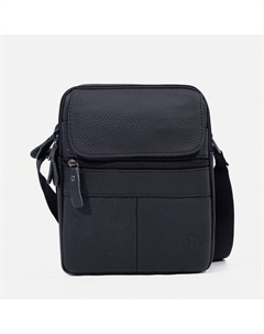 Сумка мужская,, 19×7×24 см, чёрная Fidelio largo