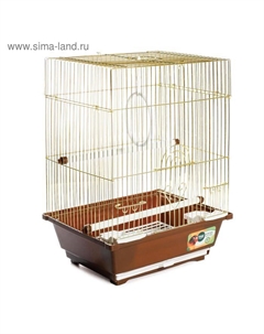 Клетка для птиц, 30×23×39 см, золото Triol