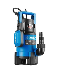 Насос дренажный «ЗУБР» НПГ-Т3-550, для грязной воды, 550 Вт, 170 л/мин, напор 7 м Зубр