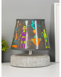 Настольная лампа «Суше» E27 40 Вт серый 20×20×23 см Risalux