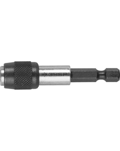 Адаптер 26715-60, магнитный для бит, фиксатор, держатель для направления биты, 60 мм Зубр