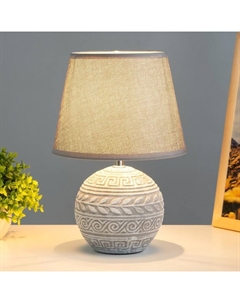 Лампа настольная 38044/1 E14 40Вт серый 23х23х32 см Risalux