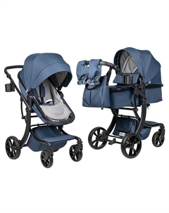 Коляска трансформер Original New, цвет тёмно-синий Aimile