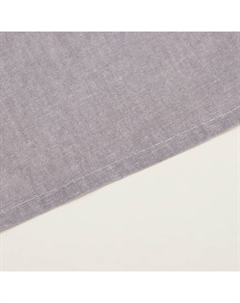 Простыня евро SL Home «Деним», 235×245 см, серая, жатый хлопок Sima-land home