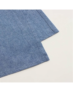 Простыня евро SL Home «Деним», 235×245 см, синяя, жатый хлопок Sima-land home