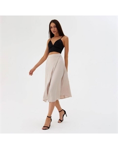 Юбка на запах миди женская, размер 48 Mist