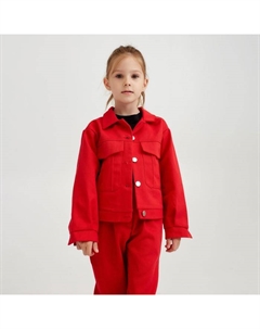 Жакет для девочки : Casual collection KIDS, красный, рост 122 см Minaku