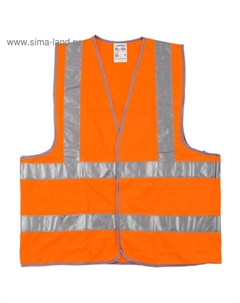 Жилет сигнальный MASTER=11621-52, оранжевый, размер XXL (52-54) Stayer