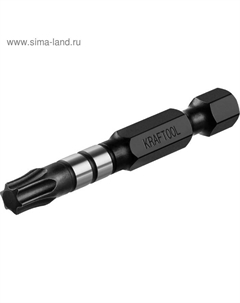 Биты Impact Pro 26195-30-50-S10, Е 1/4", 50 мм, TX30, 10 шт., TORX, кейс Kraftool