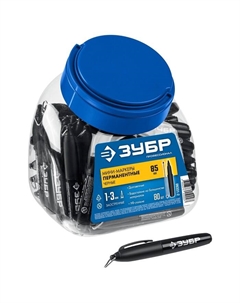 Мини-маркер перманентный МП-8 06331-2, заостренный, черный, 1-3 мм, 80 шт. Зубр