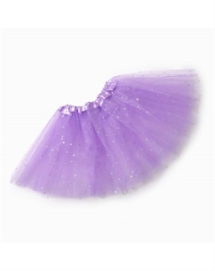 Юбка детская «Звездочки», сиреневая, 30 см Kaftan