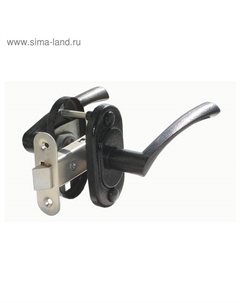 Защелка дверная Димитровград «» 2.04, черная Omega