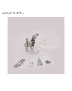 Защелка дверная Димитровград «» 2.04, белая Omega