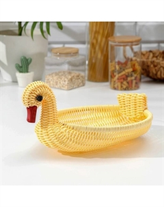 Корзинка для подачи «Лебедь», 32×21×17 см Доляна