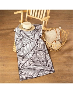 Полотенце пляжное с ручками «Листья», 70*140 см,250гр/м2,100%п/э Этель