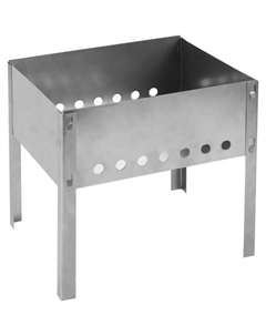 Мангал сборный Barbecue, 300х250х300 мм, компактный, сталь, 0,5 мм, в коробке Grinda