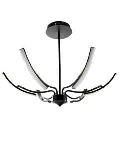 Люстра «Элеганс» LED 48 Вт 3000-6000К черный 80×80×45 см Bayerlux