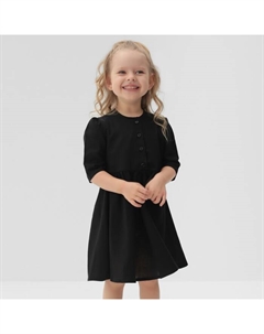 Платье для девочки : Cotton collection, цвет чёрный, рост 110 см Minaku
