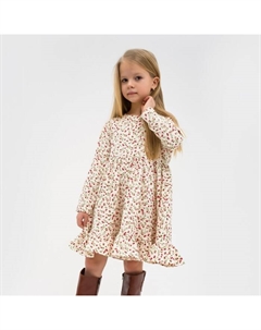 Платье «Розы», размер 34 (122-128 см), белое Kaftan