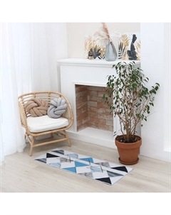 Ковер «. Треугольники», 45×120 см, 700 г/м² Этель