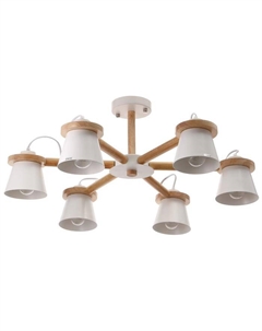 Люстра 1059/6WT E27 60 Вт белый 70×70×55 см Bayerlux