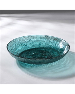 Салатник Inspiration, 2.5 л, d=30 см, стекло, бирюзовый Akcam