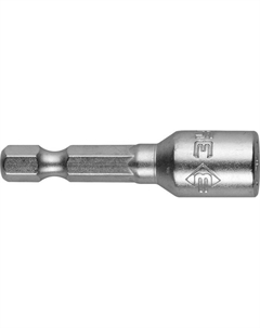 Биты с торцевой головкой 26392-10-02, магнит, CrV, E 1/4″, 10×45 мм, 2 шт. Зубр