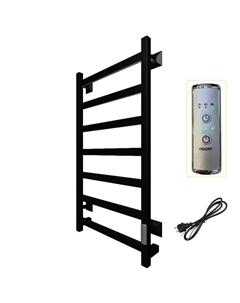 Полотенцесушитель электрический «Тругор» Пэк сп 20, 800×500 мм, ВГП, черный