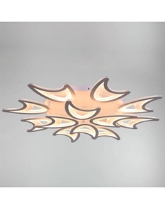 Люстра с ПДУ «Дженна» 12xмLED 240 Вт 3000-6000К диммер, белый 90×90×12 см Bayerlux