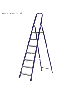 Стремянка «» 38803-07, стальная, 145 см, 7 ступеней Сибин
