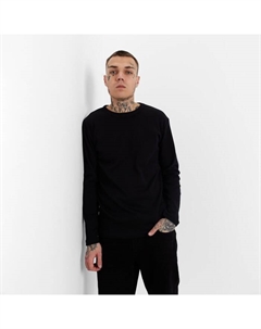 Лонгслив мужской, цвет чёрный, размер M (46) Chic&charisma