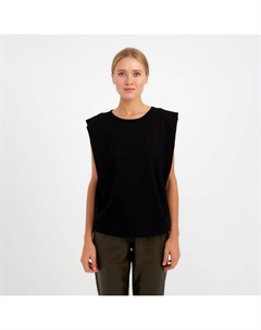 Футболка женская OVERSIZE FIT, чёрная, размер 48 Minaku