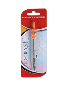 Циркуль металлический, школьный 4501, блистер с подвесом Koh-i-noor