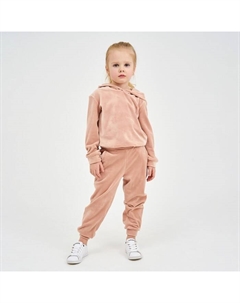 Костюм детский (толстовка, брюки) Basic line, размер 36 (134-140 см), пудра Kaftan