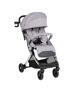 Коляска прогулочная Comfy Go Comfort Chrome, цвет блестящий серый Farfello