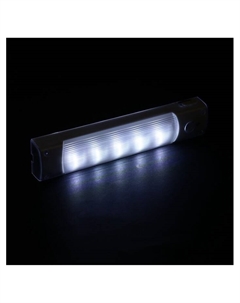 Светильник светодиодный с датчиком движения, 5 LED, 2 Вт, от батареек 3хAAA, 6500К, свечение холодное белое Luazon lighting