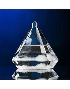 Барометр-штормгласс «Кристалл», 8×10 см, белый Take it easy