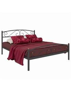 Кровать односпальная «Вероника плюс», 1200×2000 мм, металл, цвет чёрный Милсон