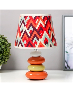 Настольная лампа с абажуром «Меган», Е14, 15 Вт, 20×20×30 см Risalux