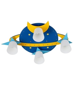 Люстра 670608/4 E27 40 Вт желтый-синий 50×40×26 см Bayerlux