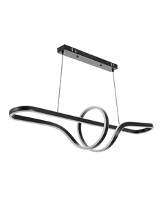 Светильник с ПДУ «Кендо» LED 160 Вт 3000-6000К черный 100×24×25-125 см Bayerlux