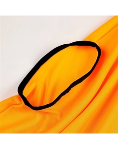 Карнавальный костюм на хэллоуин «Сладость или гадость?»: накидка, шляпа, сумка, оранжевый Волшебная маска