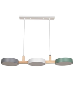 Светильник «Пиатти» 3LED 72 Вт 3000-6000К зеленый белый серый 75×18×5-129 см Bayerlux