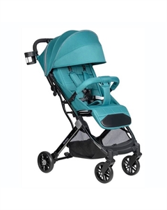 Коляска прогулочная Comfy Go Comfort Chrome, цвет аквамарин/черный хром Farfello