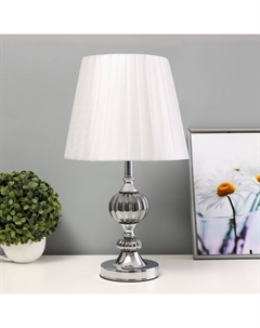 Лампа настольная "Алора" 1хЕ27 40Вт хром 26х26х45 см Risalux