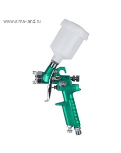 Краскопульт AirKraft Mini, пневматический, HVLP, c верхним бачком, 1 мм Kraftool